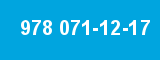 978 071-12-17 978 071-12-17